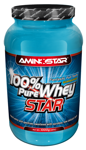 Aminostar 100% pure whey star protein - 1000 g - lesní plody