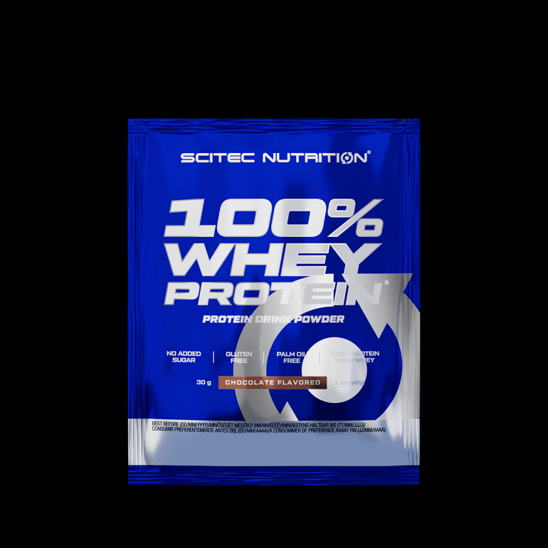 Scitec Nutrition Scitec 100% Whey Protein 30 g - Bílá čokoláda