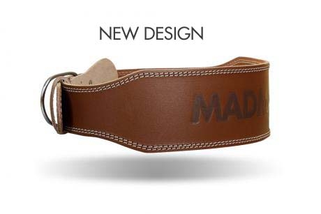 MadMax OPASEK CELOKOŽENÝ - full leather new MFB246 brown - Velikost L