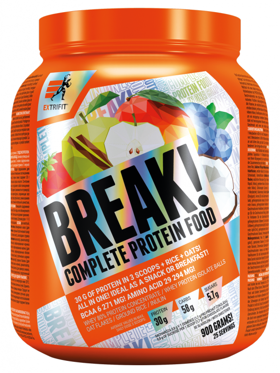 Extrifit Protein Break 900 g DÓZA - Vanilka