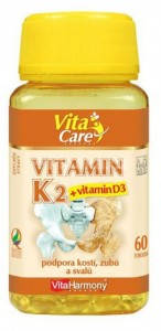 VitaHarmony VITAMIN K2 100 ΜG + D3 25 ΜG - 60 tobolek