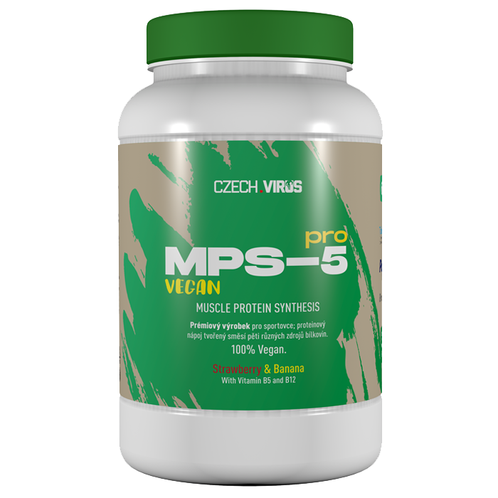 Czech Virus MPS-5 Pro Vegan 1000 g - Jahoda/banán