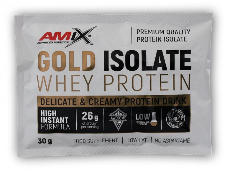 Amix GOLD WHEY PROTEIN ISOLATE 30 g - Čokoláda/arašídové máslo