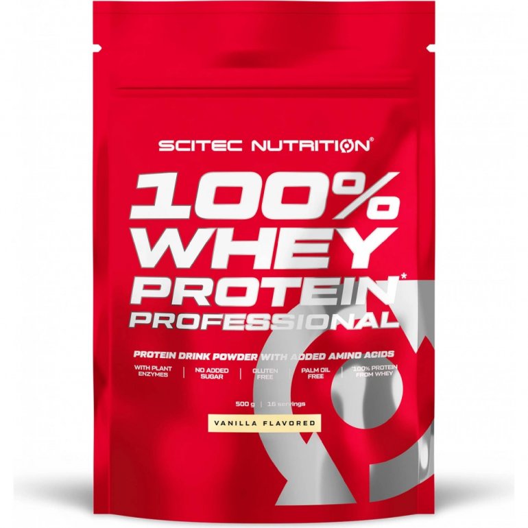 Scitec Nutrition Scitec 100% Whey Protein Professional 500 g - Vanilka